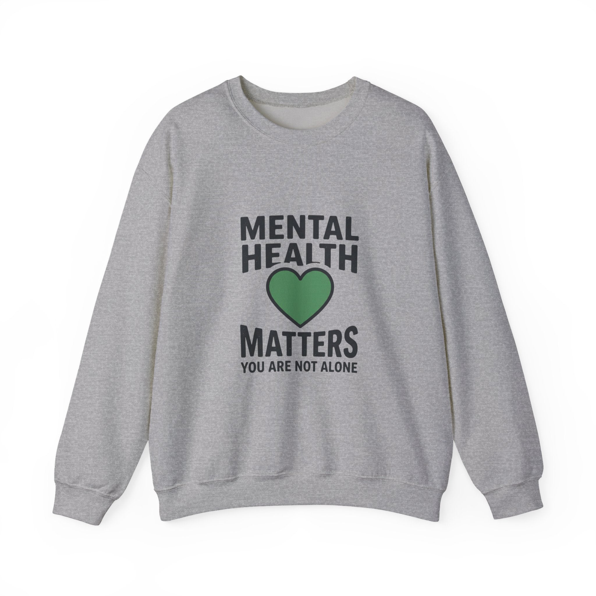 Mental Health Matters sweatshirt | wear green, awareness ribbon Roots&Hope