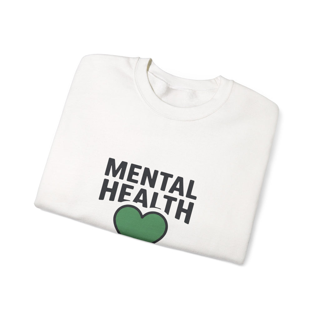 Mental Health Matters sweatshirt | wear green, awareness ribbon Roots&Hope