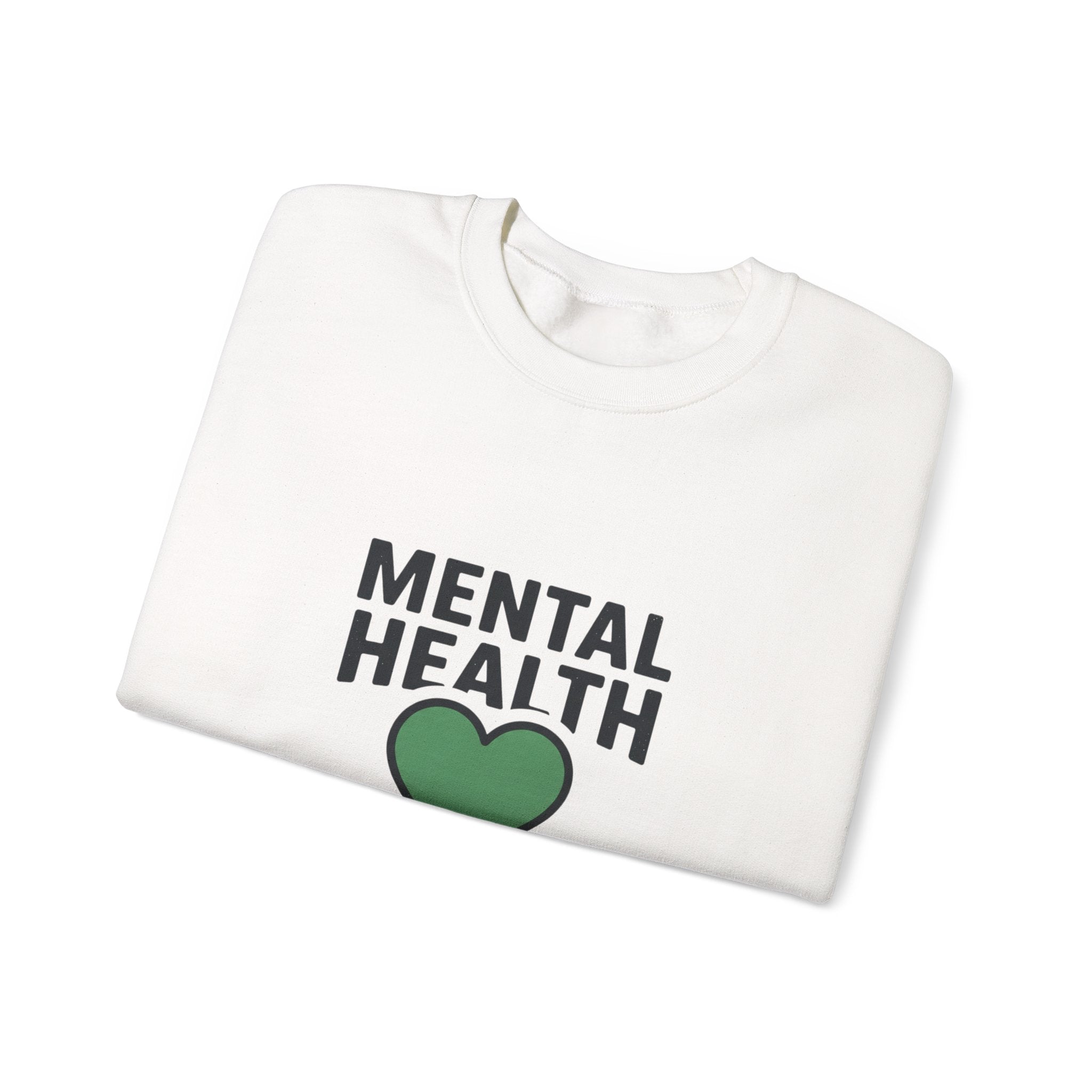 Mental Health Matters sweatshirt | wear green, awareness ribbon Roots&Hope