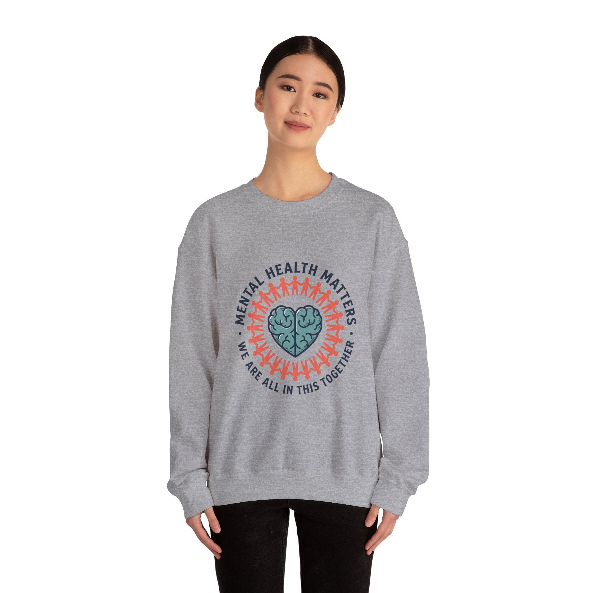 Mental Health Matters Crewneck Sweatshirt | Roots&Hope