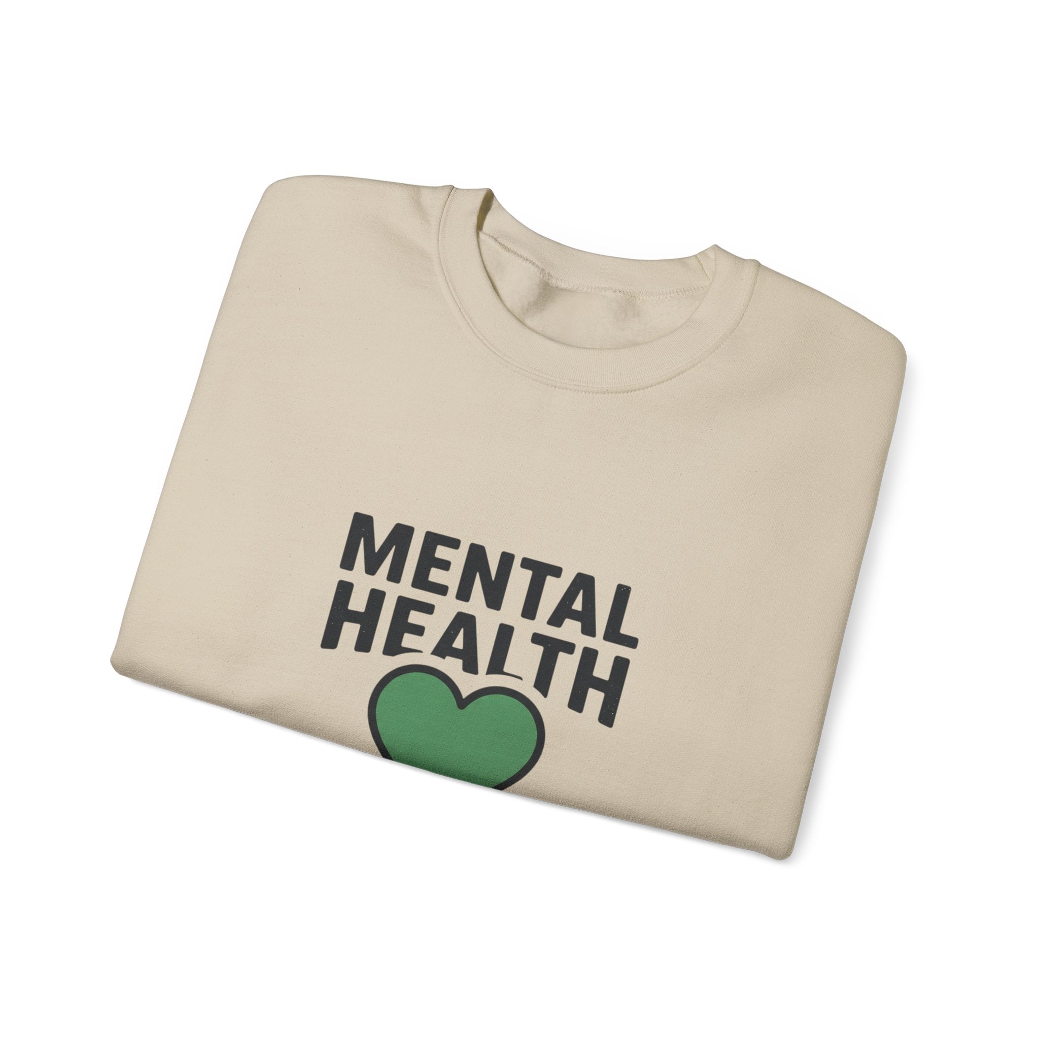 Mental Health Matters sweatshirt | wear green, awareness ribbon Roots&Hope