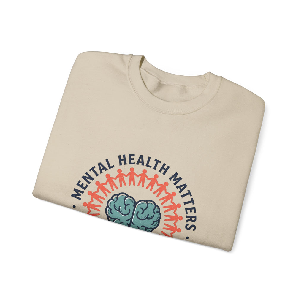 Mental Health Matters Crewneck Sweatshirt | Roots&Hope