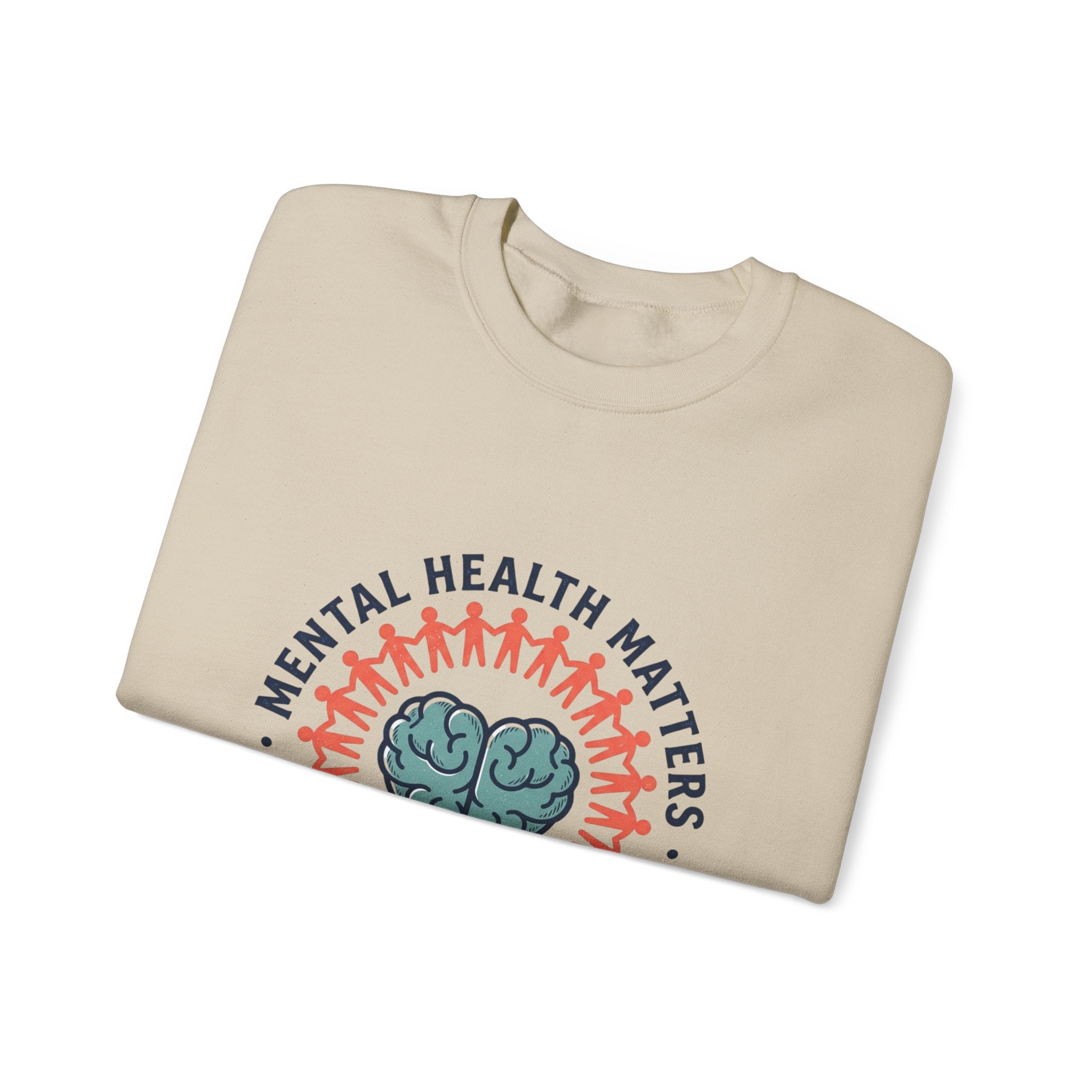 Mental Health Matters Crewneck Sweatshirt | Roots&Hope