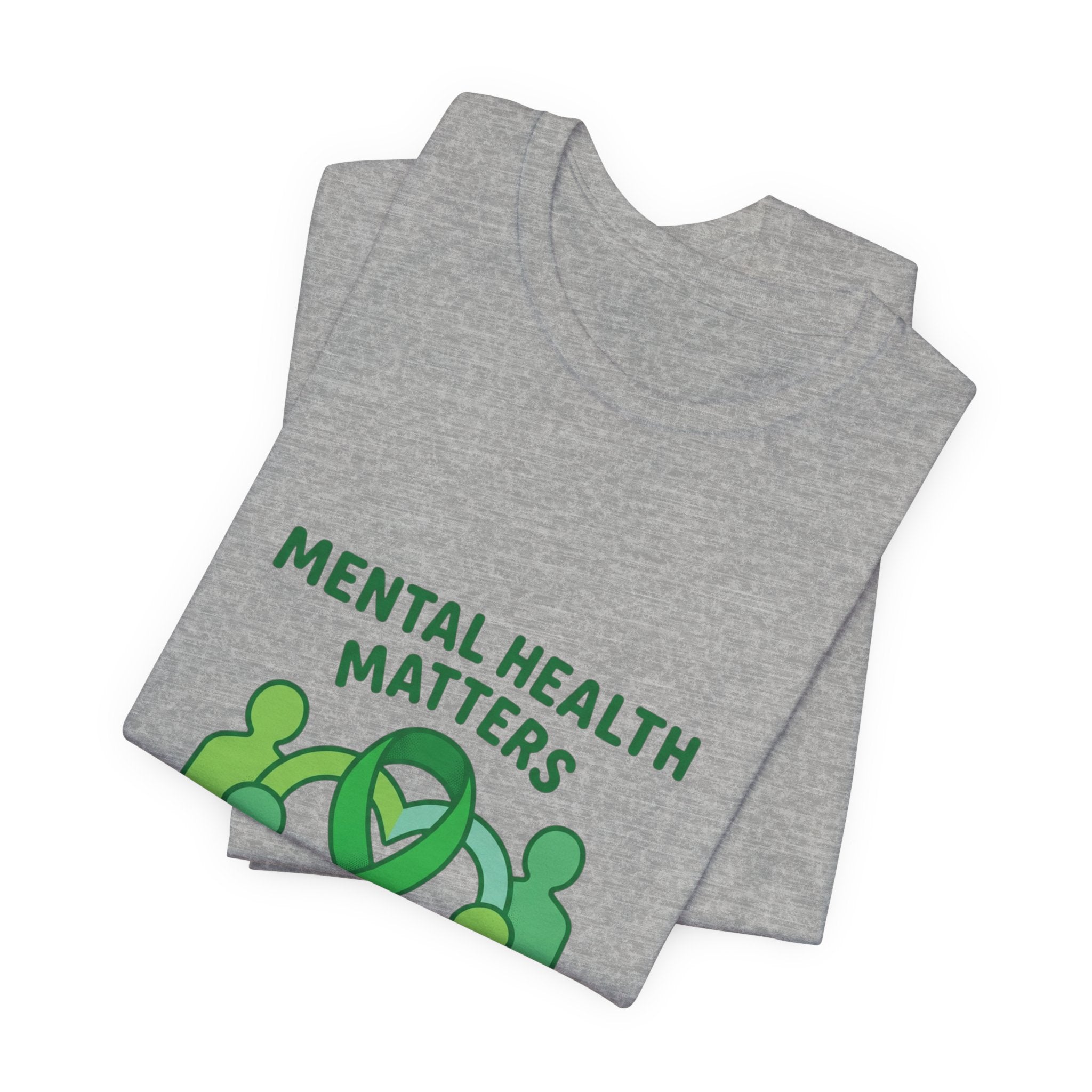 Mental Health Matters T-Shirt — Supportive Self-Care | Roots & Hope