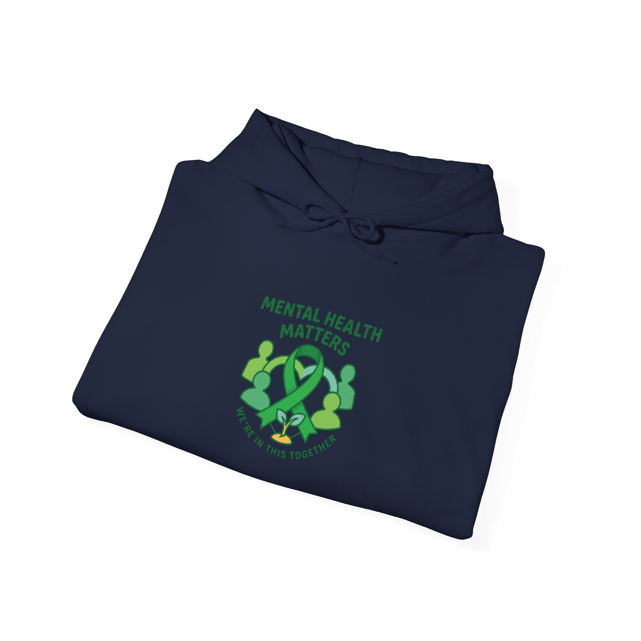 Mental Health Matters Hoodie — Self-Care & Support | Roots & Hope