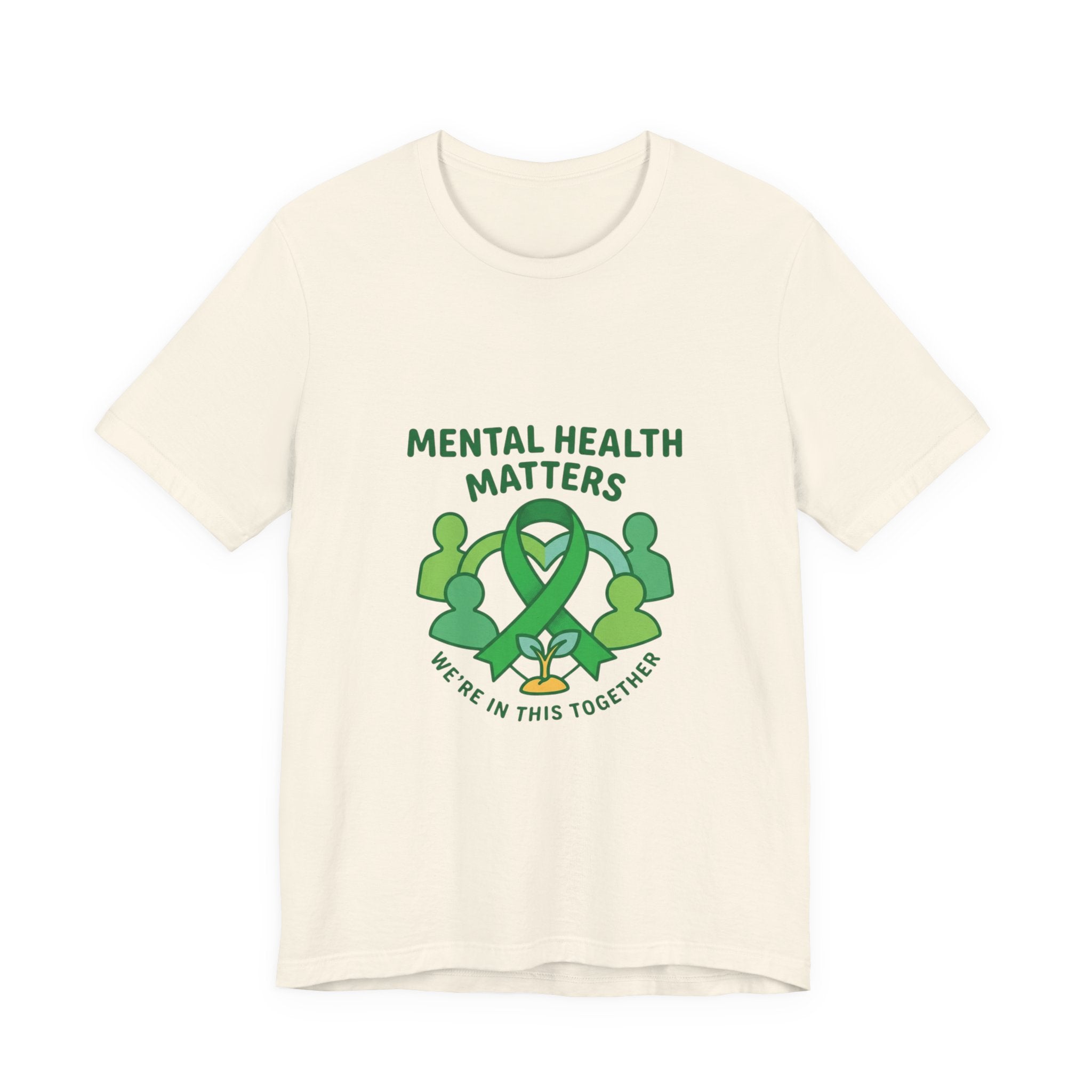 Mental Health Matters T-Shirt — Supportive Self-Care | Roots & Hope