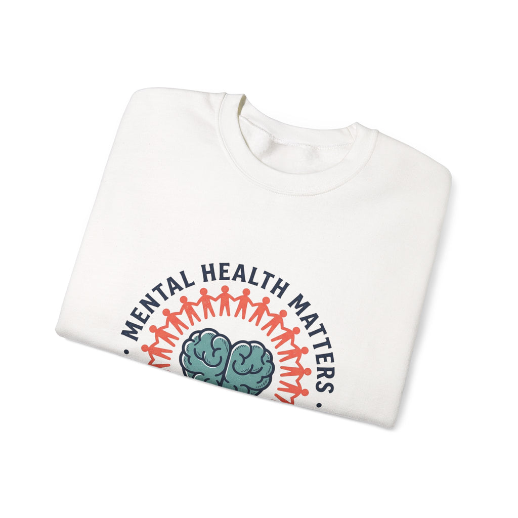 Mental Health Matters Crewneck Sweatshirt | Roots&Hope