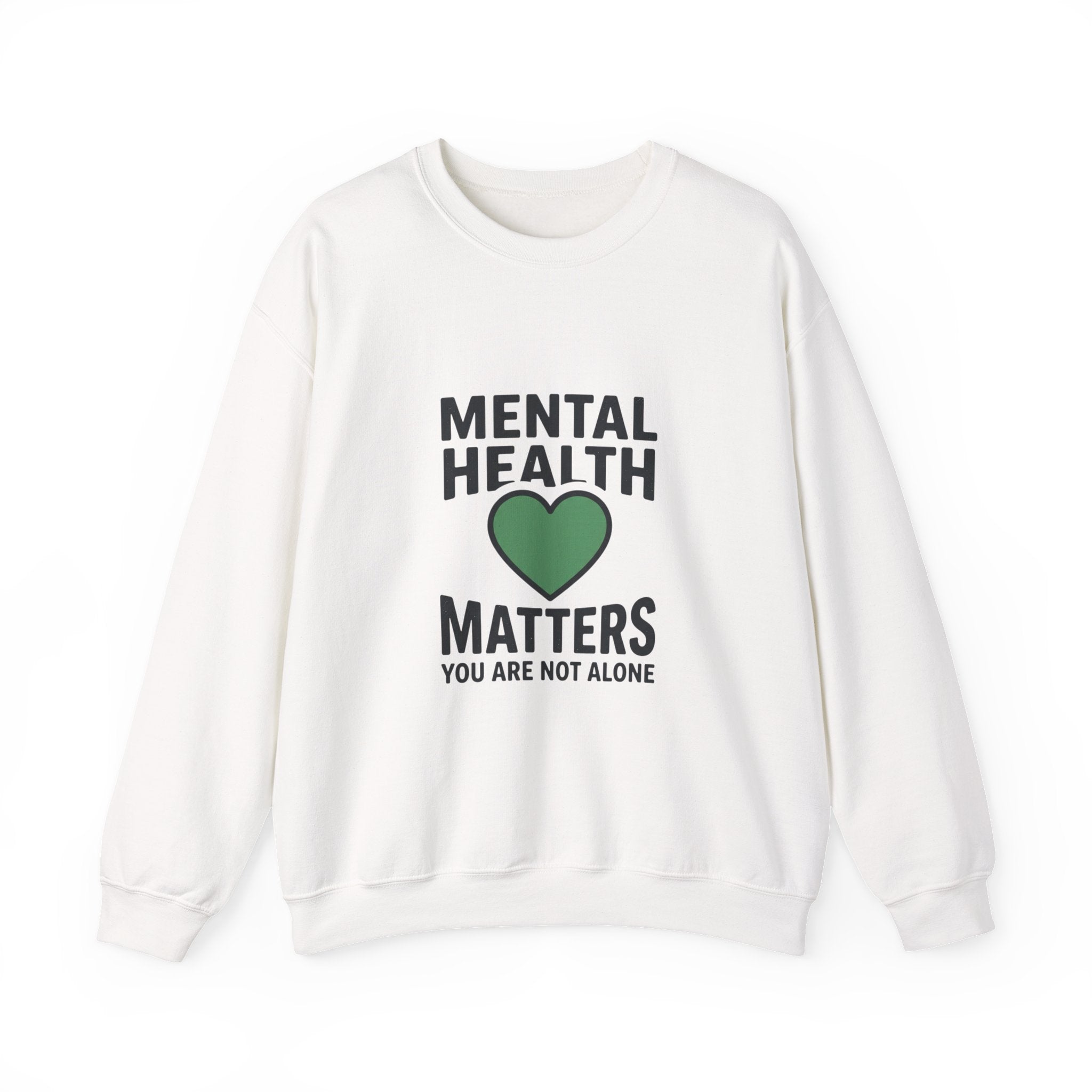 Mental Health Matters sweatshirt | wear green, awareness ribbon Roots&Hope