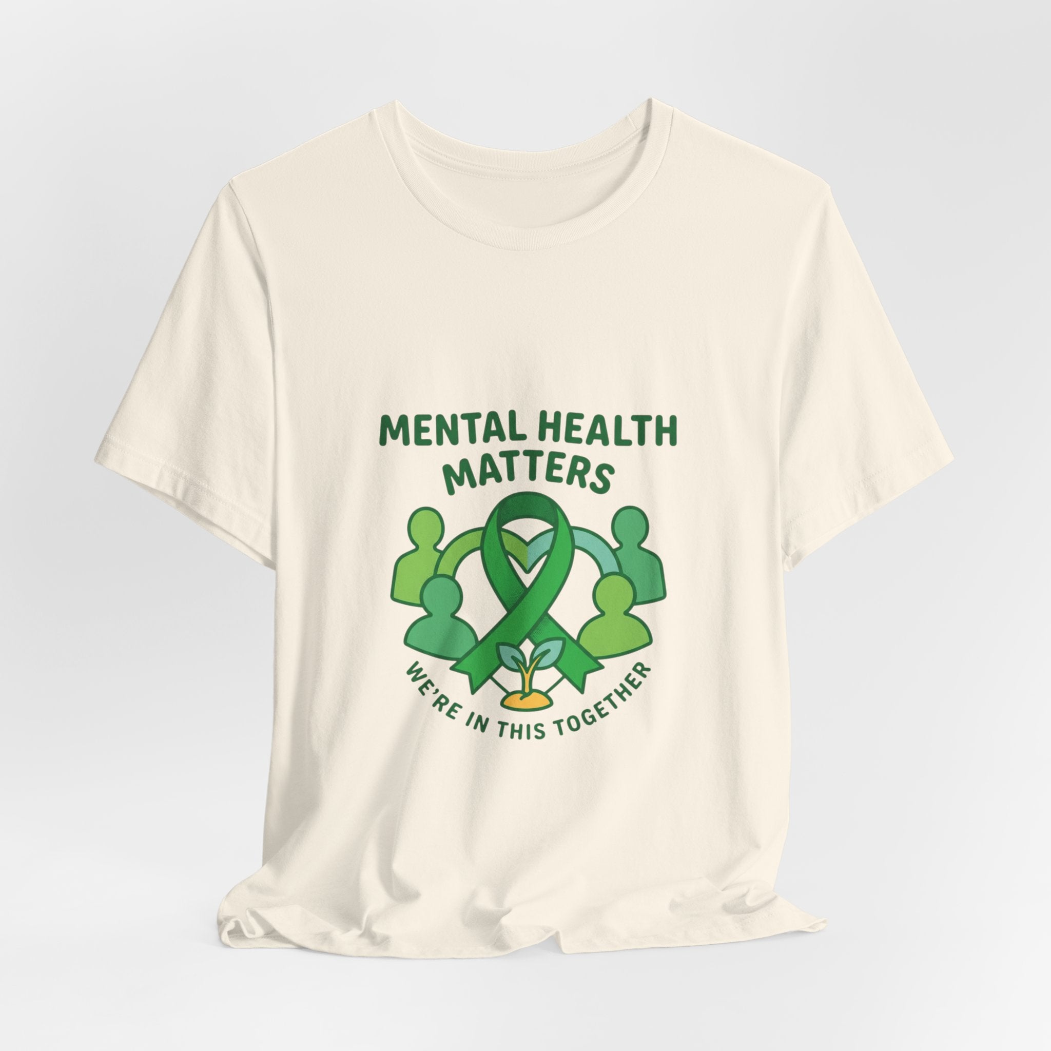 Mental Health Matters T-Shirt — Supportive Self-Care | Roots & Hope