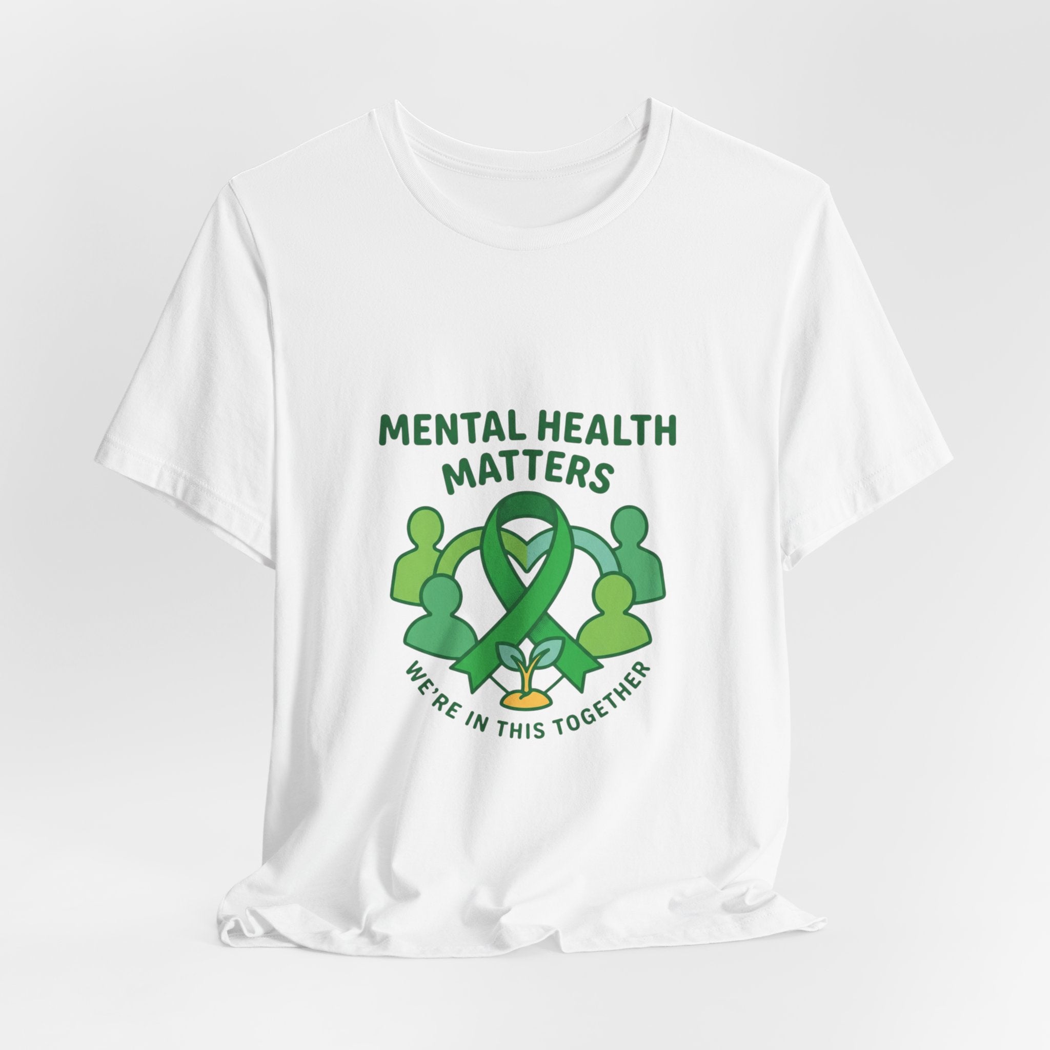 Mental Health Matters T-Shirt — Supportive Self-Care | Roots & Hope