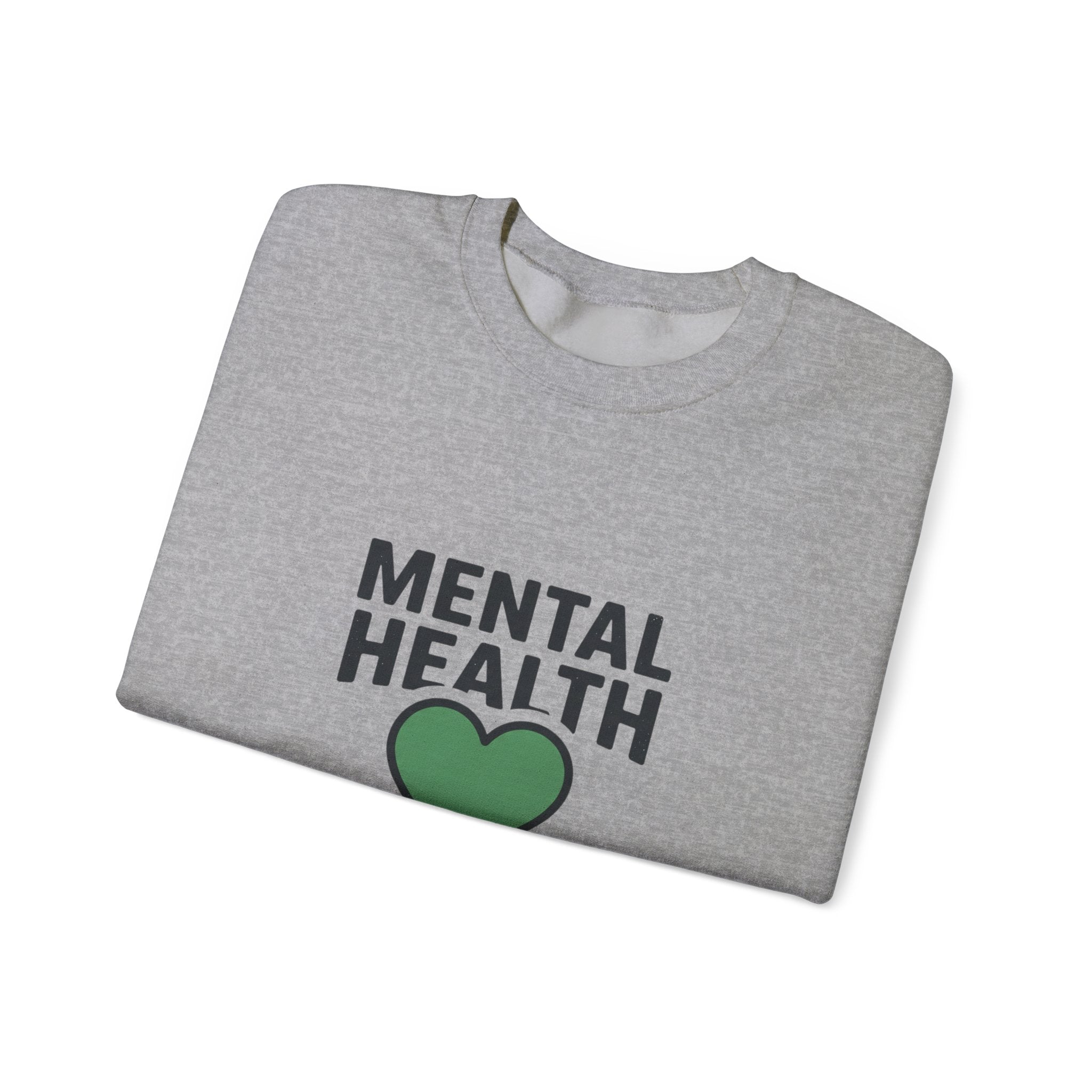 Mental Health Matters sweatshirt | wear green, awareness ribbon Roots&Hope