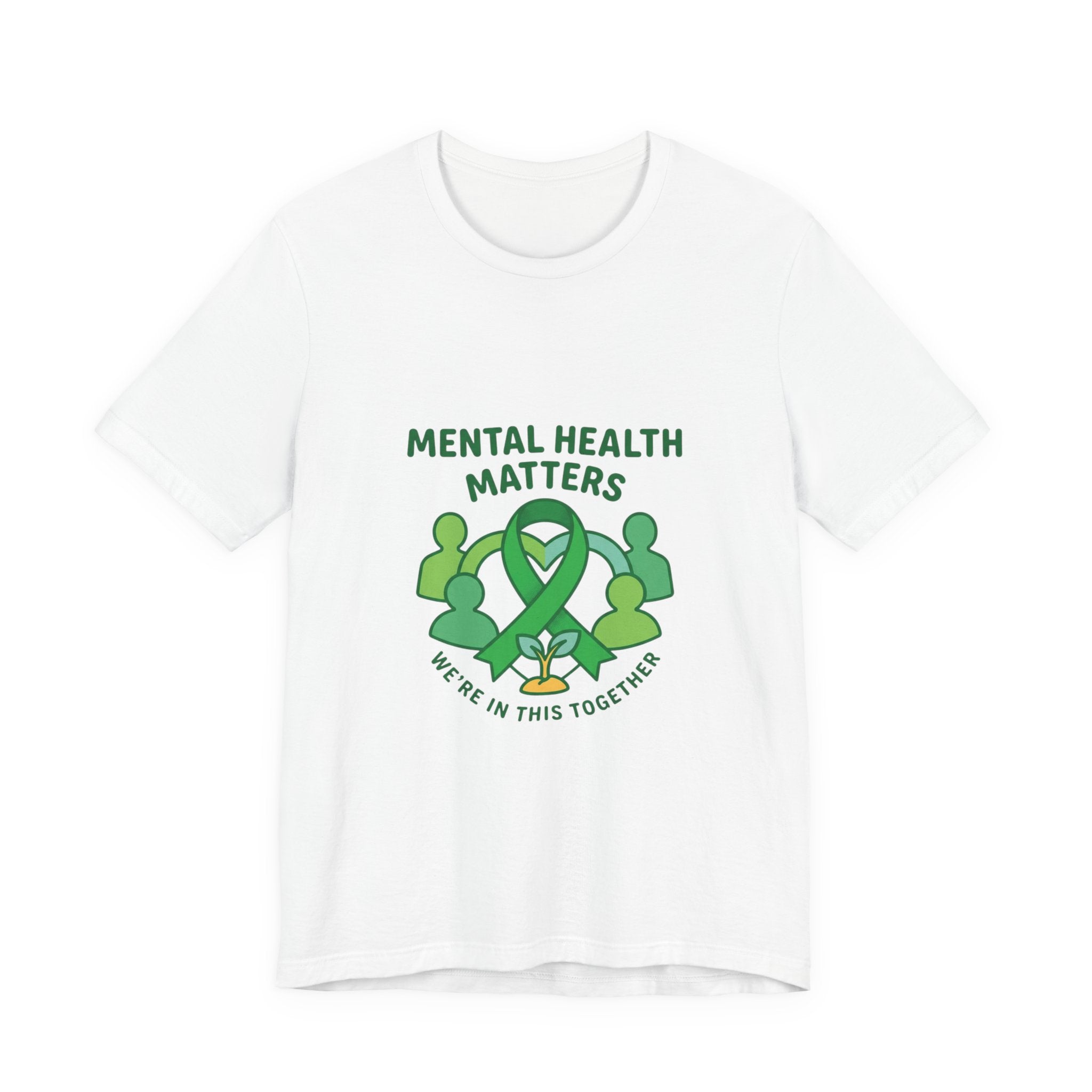 Mental Health Matters T-Shirt — Supportive Self-Care | Roots & Hope