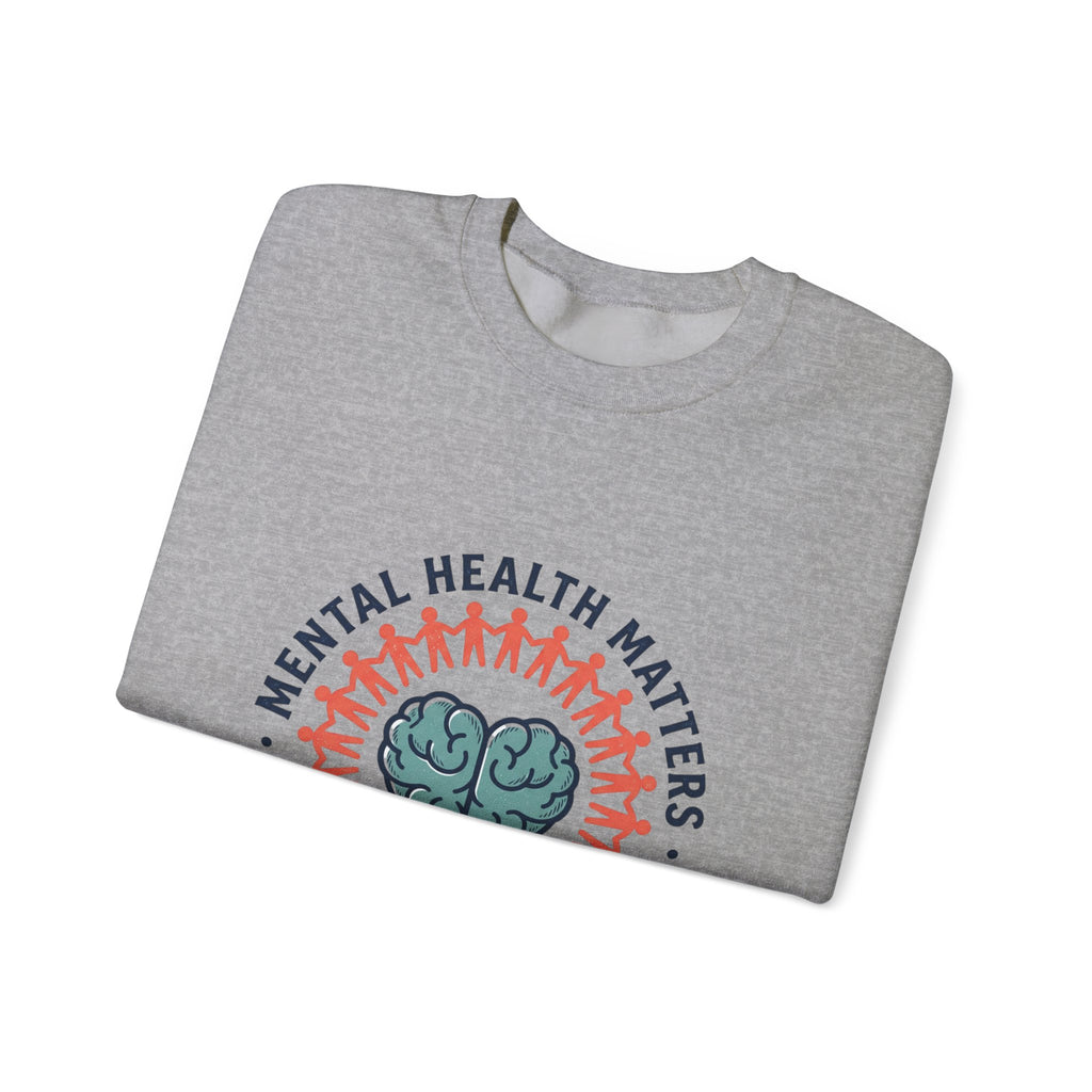 Mental Health Matters Crewneck Sweatshirt | Roots&Hope