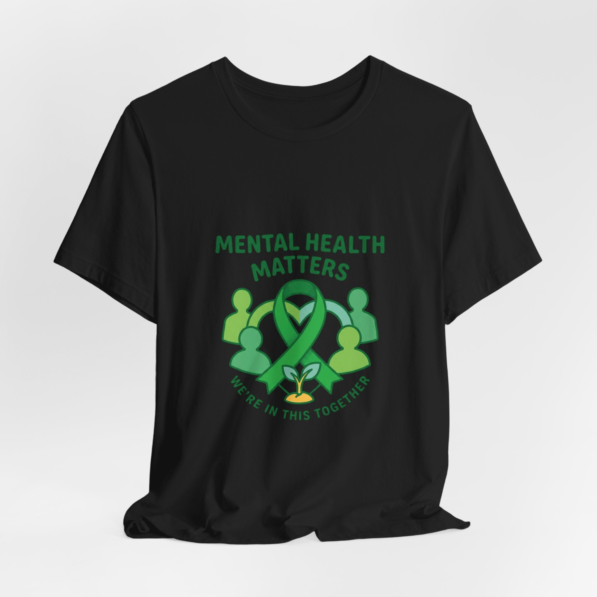 Mental Health Matters T-Shirt — Supportive Self-Care | Roots & Hope